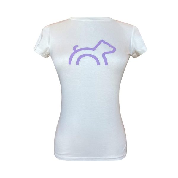 Premium Cotton Fitted T-Shirt for Women with Logo Graphic