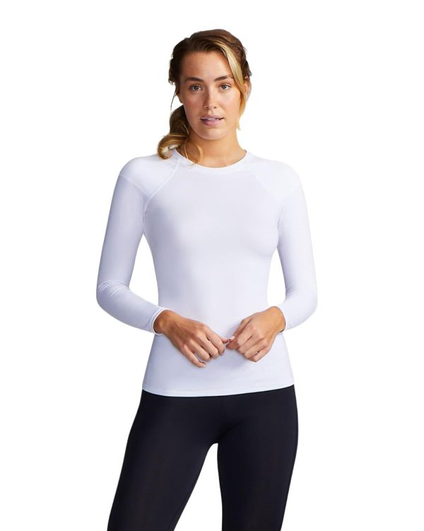 Women's Pro-Grade Shoulder Support Shirt I UPF 50, Long Sleeve Compression Shirt, Upper Body & Posture Support