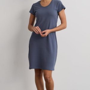 Women's Organic All-Cotton Scoop Neck T-Shirt Dress