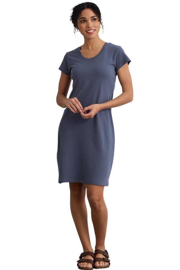 Women's Organic All-Cotton Scoop Neck T-Shirt Dress