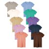 Women's Cotton Stretch Color T Shirts | Casual & Active Basic Tops | Multi Packs