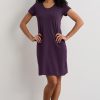 Women's Organic All-Cotton Scoop Neck T-Shirt Dress