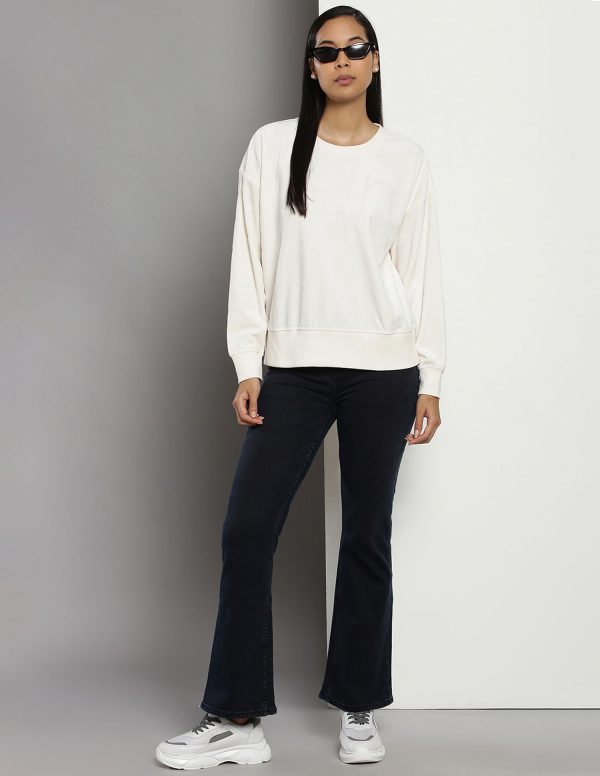 Women's Embosed Logo Knit Longsleeve