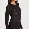Women's Signature Lace Unlined Long Sleeve Top
