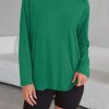 Womens Oversized Long Sleeve T Shirts 2025 Basic Crewneck Tee Fall Tops Casual Workout Y2K Clothes