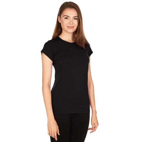 100% Merino Wool Womens Lightweight Tshirt - Moisture Wicking Shirt - Anti Odor