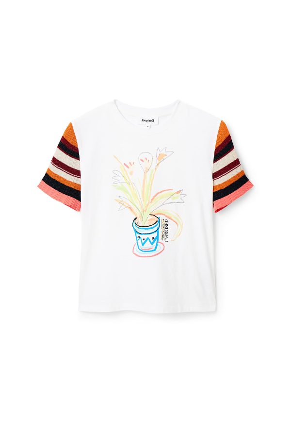 Women's Woman Knit T-Shirt Short Sleeve