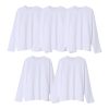 Women's Normal Regular fit Long-Sleeves T-Shirt Easy Set 5-Pack