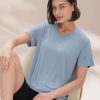 Women's T Shirts Classic Short Sleeve Fit Tops for Women Casual Fitted Tees