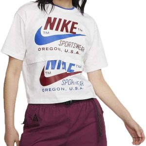 NSW Top T-Shirt White Womens CJ2040-100