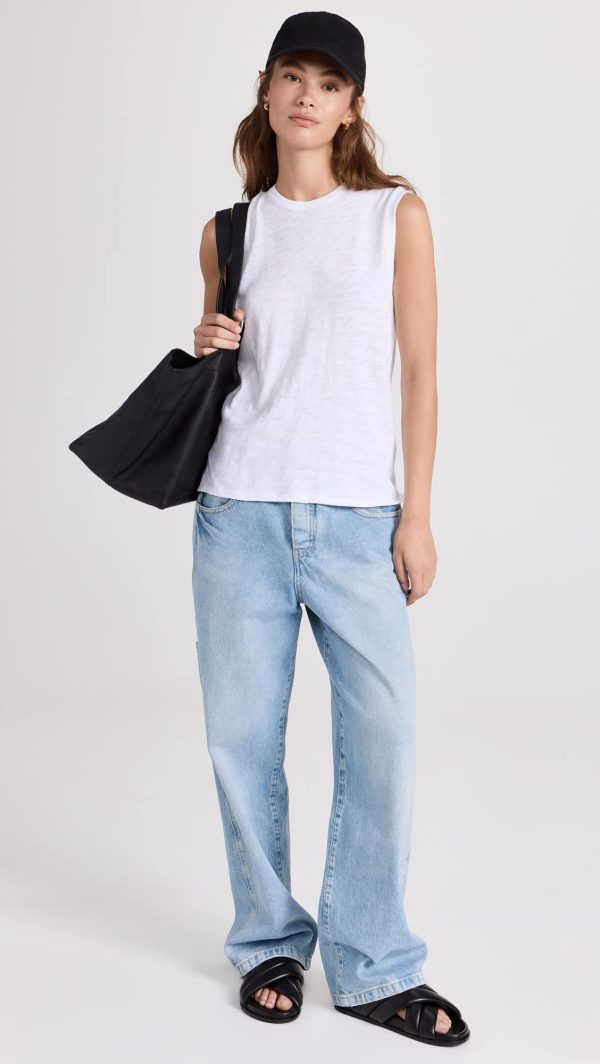 ATM Women's Sleeveless Schoolboy Tee