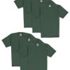Men's 6-Pack Heavyweight Cotton Short Sleeve Crew Neck T-Shirt