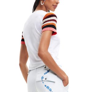 Women's Woman Knit T-Shirt Short Sleeve