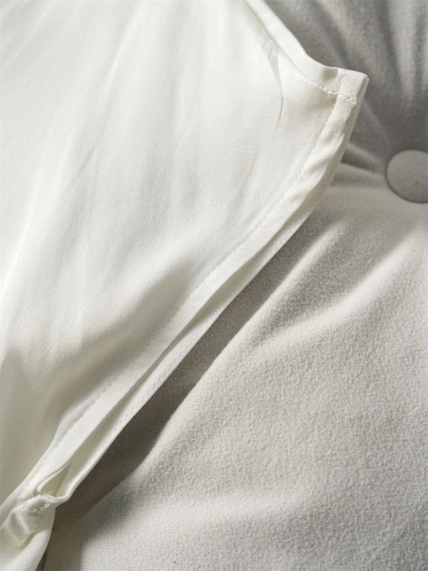 Women's Summer Solid Mulberry Silk Elastic T-Shirt Suitable for Business Work Vacation Casual