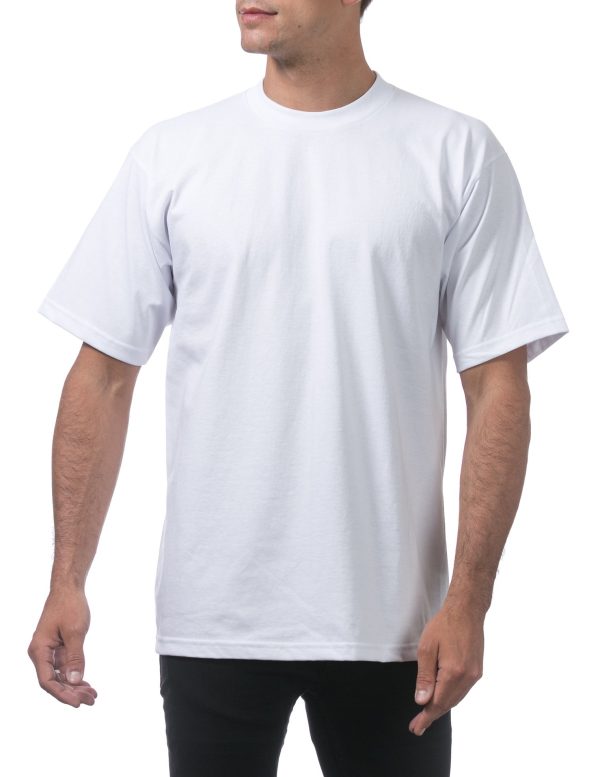 Men's 12-Pack Heavyweight Cotton Short Sleeve Crew Neck T-Shirt