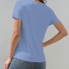 3 Piece Basic T Shirts for Women 2025 UPF 50+ Short Sleeve Casual Summer Tops Solid Loose Fit Tshirt