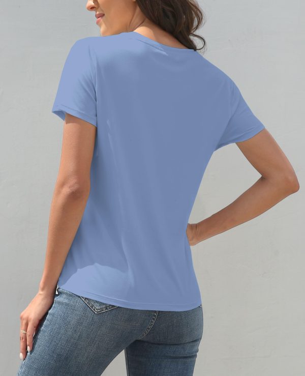 3 Piece Basic T Shirts for Women 2025 UPF 50+ Short Sleeve Casual Summer Tops Solid Loose Fit Tshirt