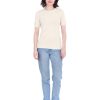 71DdiWmTKdL.jpg Short Sleeve Crewneck Sweater Top 100% Cashmere Jewel Neck Pullover Tee for Women