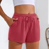 4 Pack Womens Sweat Shorts Casual Lounge Comfy Drawstring High Waist Summer Athletic Shorts with Pocket 2025