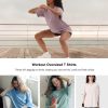 1/5 Pack Workout Oversized T Shirts for Women, Short Sleeve Plus Size Baggy Dry Fit Athletic Gym Shirts Tops Tees