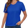 Women's T Shirts Classic Fit Tee Shirt Short Sleeve Crew Neck Summer Tops