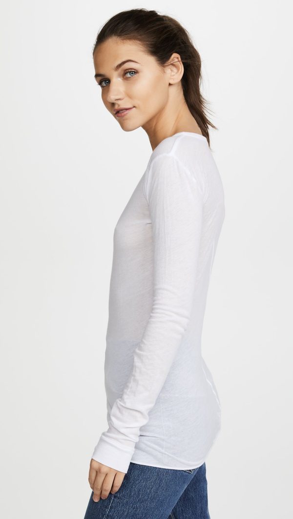 Women's Supima Cotton Tissue Jersey Long Sleeve Top