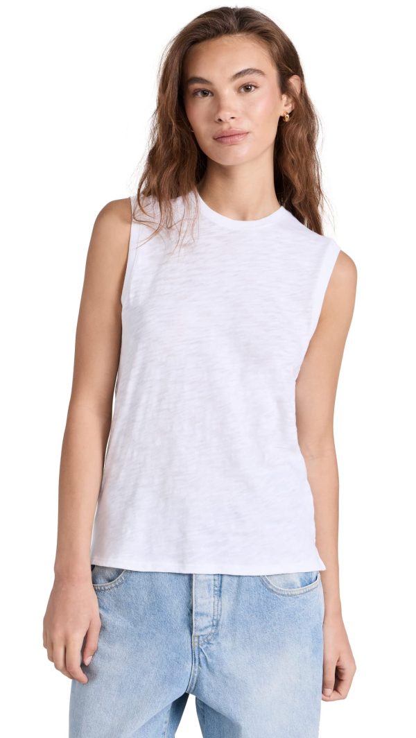 ATM Women's Sleeveless Schoolboy Tee