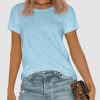 71UqcnQXSHL.jpg Womens T Shirt Summer Tops Short Sleeve Fashion Basic Casual Oversized Beach Vacation Clothes 2025 Trendy