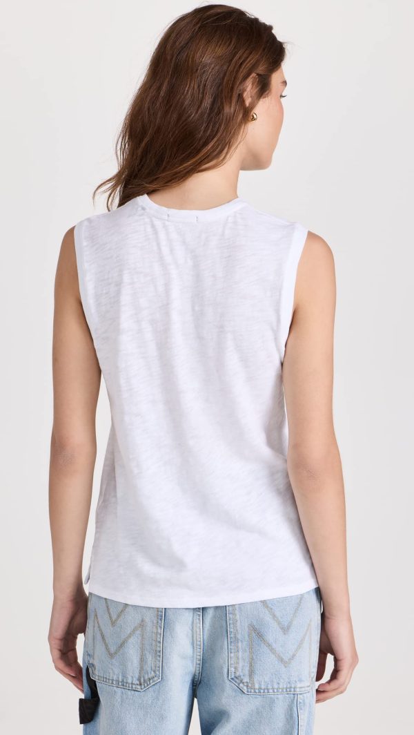 ATM Women's Sleeveless Schoolboy Tee