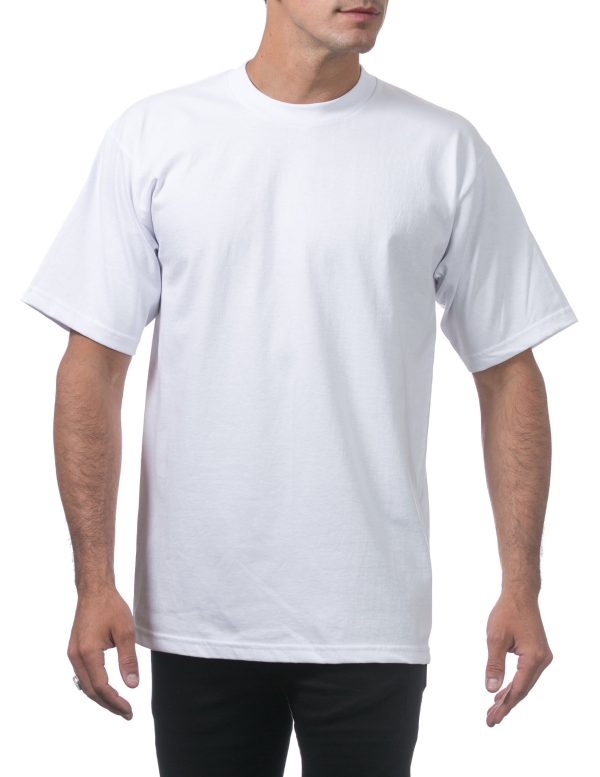 Men's 12-Pack Heavyweight Cotton Short Sleeve Crew Neck T-Shirt