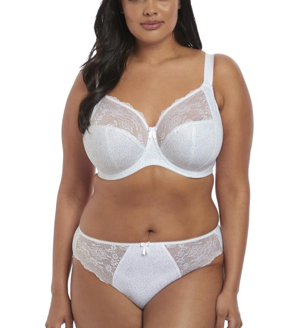 Women's Morgan Banded Comfort & Support. Three-Section Cup, Side Frame, Stretch Lace. Dd+ Bras