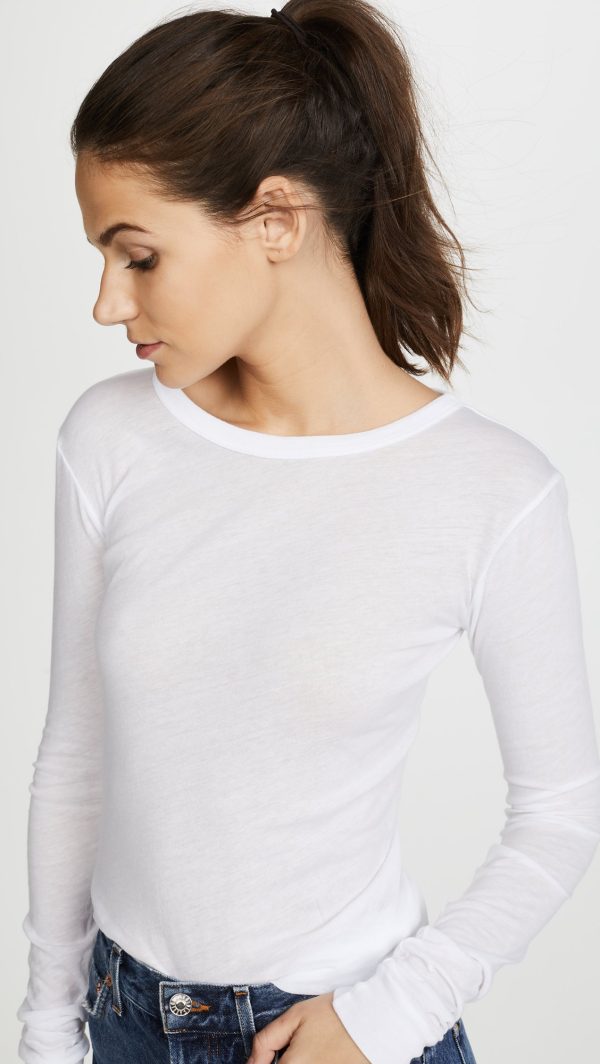 Women's Supima Cotton Tissue Jersey Long Sleeve Top