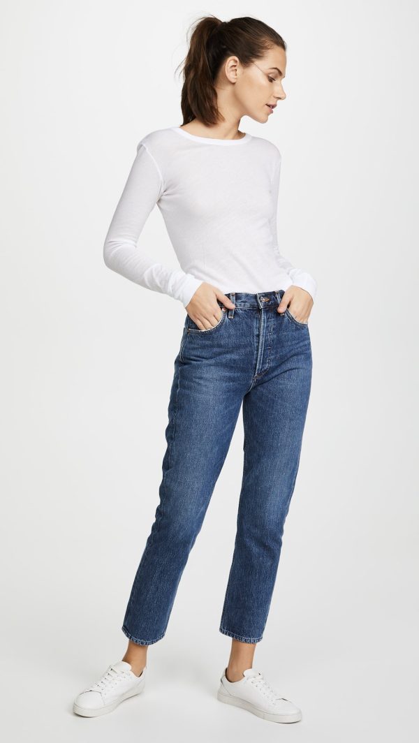 Women's Supima Cotton Tissue Jersey Long Sleeve Top