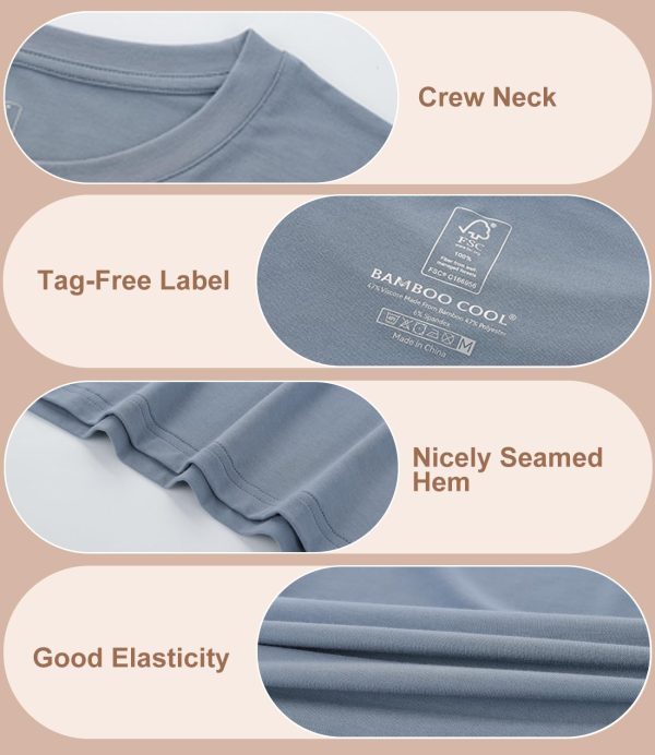 Women's T Shirts Classic Short Sleeve Fit Tops for Women Casual Fitted Tees