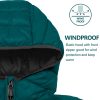 Women's Packable Lightweight Puffer Jacket Hooded Windproof Winter Coat with Recycled Insulation