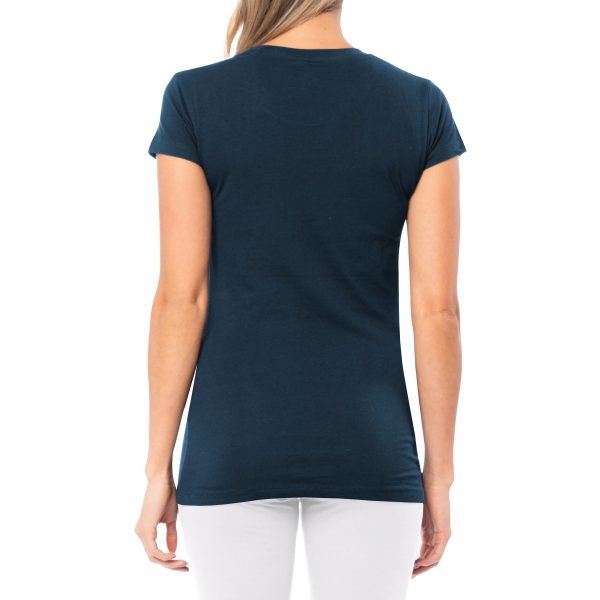 Women's Cotton Stretch Color T Shirts | Casual & Active Basic Tops | Multi Packs
