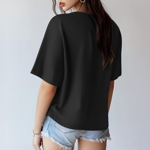 3 Pack Elbow Length Sleeve T-Shirt for Women, Scoop Neck 1/2 Half Sleeve 35% Cotton Top Casual Summer Loose Basic Tee
