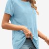 71q4J7VhwdL.jpg Womens T Shirt Summer Tops Short Sleeve Fashion Basic Casual Oversized Beach Vacation Clothes 2025 Trendy