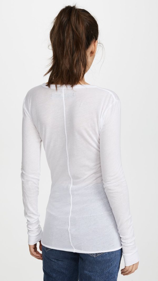 Women's Supima Cotton Tissue Jersey Long Sleeve Top