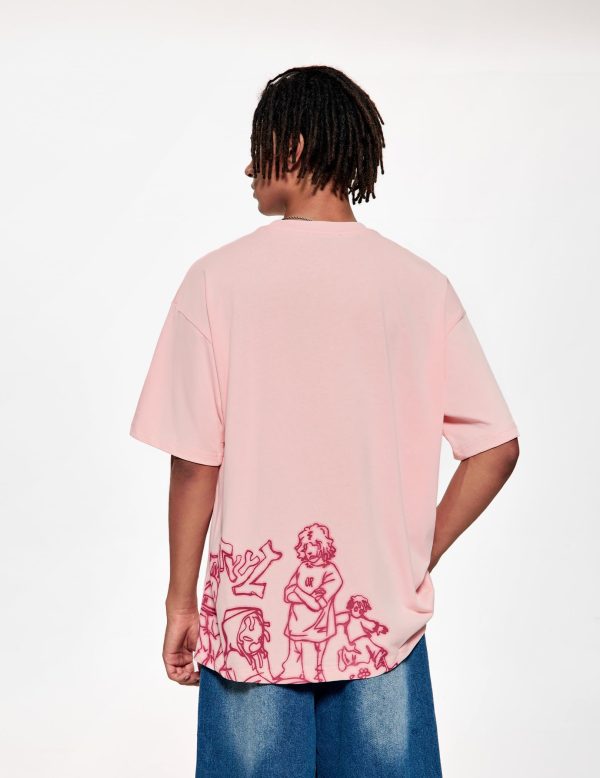 Oversized Graphic Tees Y2k Vintage Tops for Men Women Streetwear Unisex T Shirts