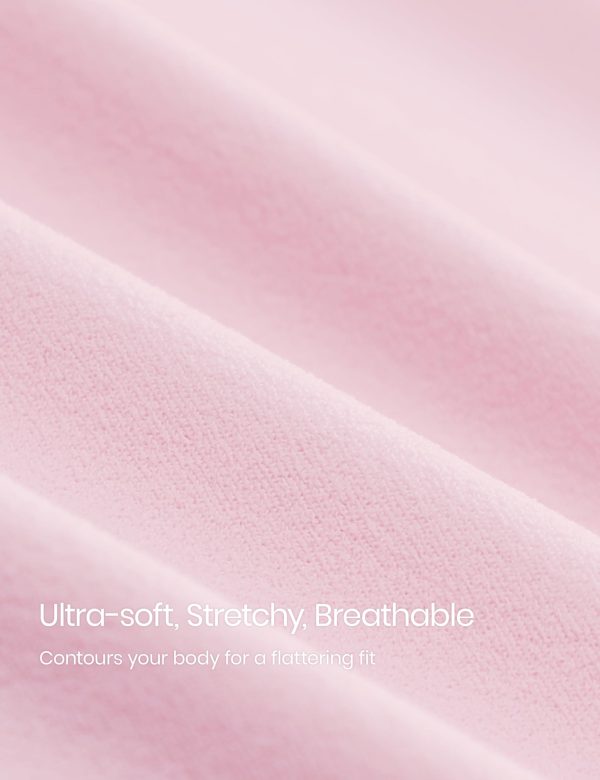 71xspodfFdL.jpg Softembrace Long Sleeve Shirts for Women Soft Crew Neck Fall Basic Tight Tops Fitted Casual Going Out T-Shirts