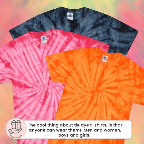 816Ywwol9LL.jpg Tie Dye Shirt Women Tops, Tie Dye Shirts for Men, Teens, Tie Dye T Shirts, 100% Cotton in 35 Colors, Sizes S-5XL
