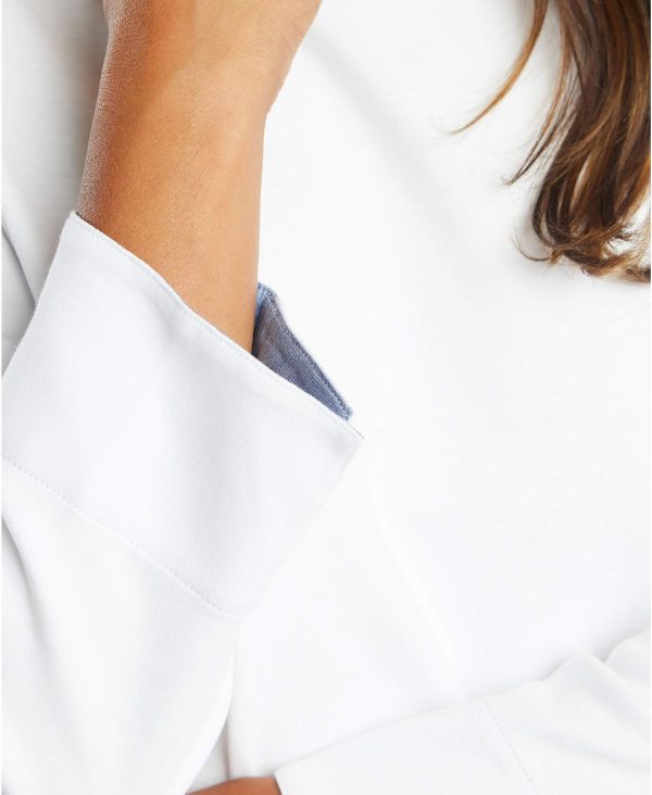 Women's Boatneck 3/4 Sleeve 100% Cotton Shirt