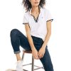 Women's Sustainably Crafted Ocean Split-Neck Polo