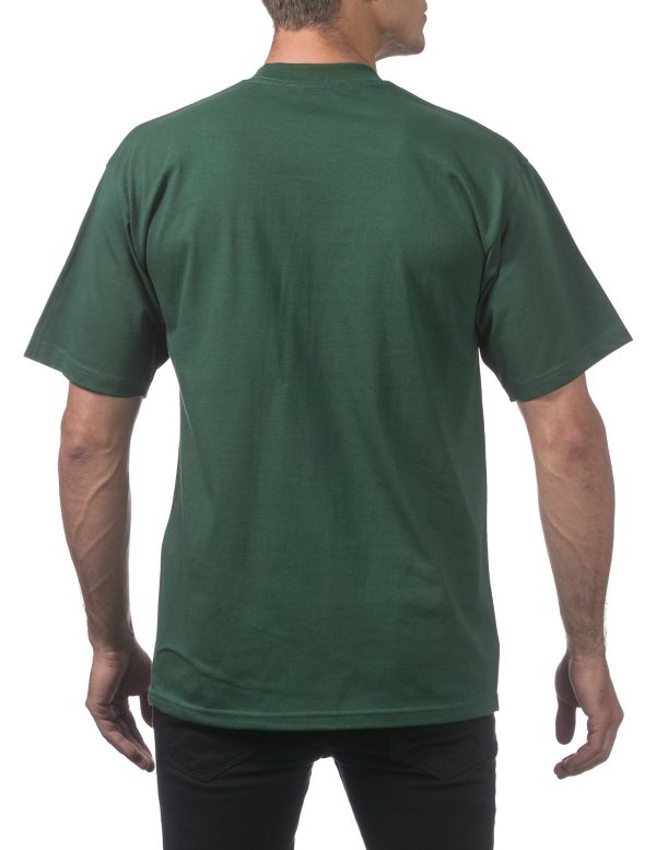 Men's 6-Pack Heavyweight Cotton Short Sleeve Crew Neck T-Shirt