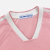 Jersey Shirts Women Oversized Mesh V Neck Graphic Tees Y2k Color Block Short Sleeve T Shirt Tops