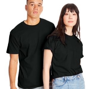 Men's Heavyweight Pocket T-Shirt, Beefy-T Full-Cut Cotton Pocket Tee for Men, Crewneck T-Shirt For Men, 1 or 2 Pack