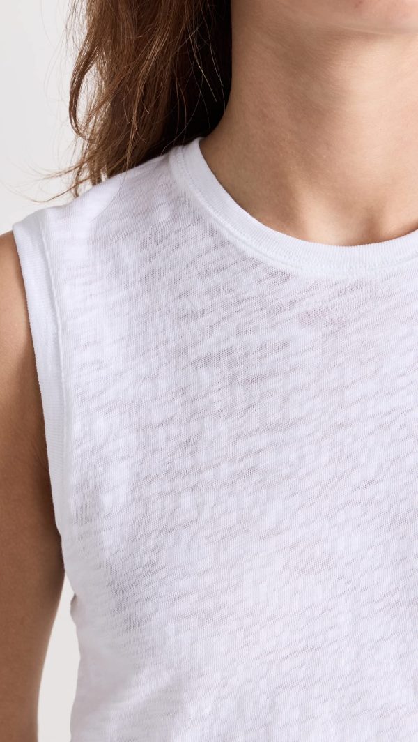 ATM Women's Sleeveless Schoolboy Tee