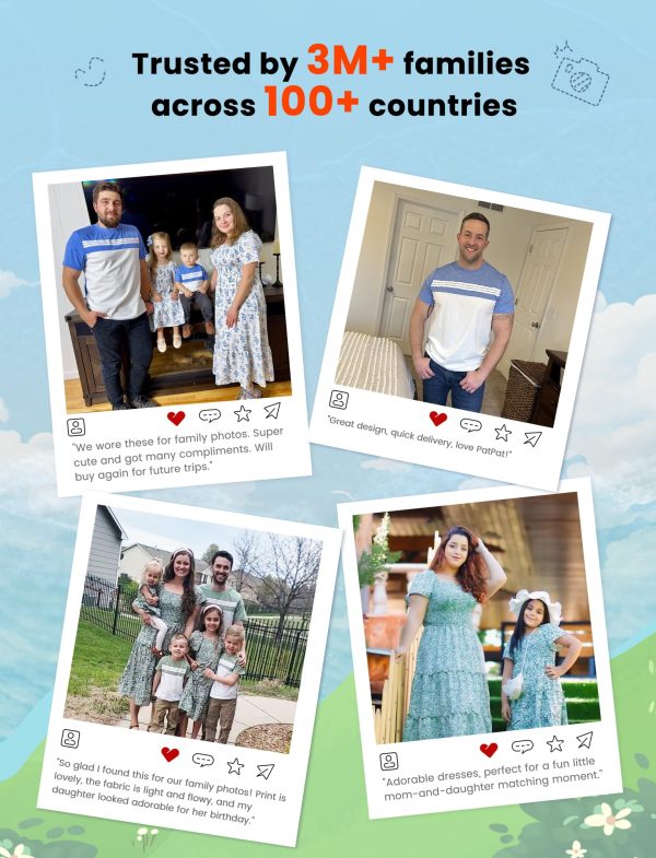 Family Matching Outfits Boho Floral Print Square Neck Puff Sleeve Smocked Dress and Short Sleeve T-Shirts Matching Set