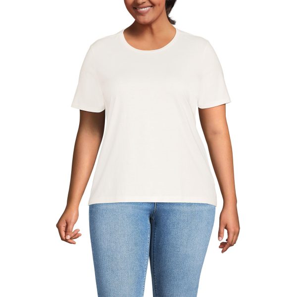 Women's Relaxed American-Grown Supima Cotton Crew Neck T-Shirt